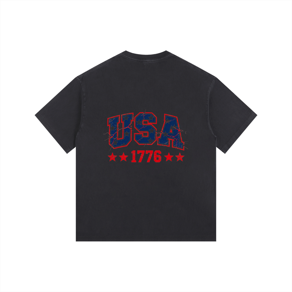 Vintage Washed Oversized Cotton T-Shirt