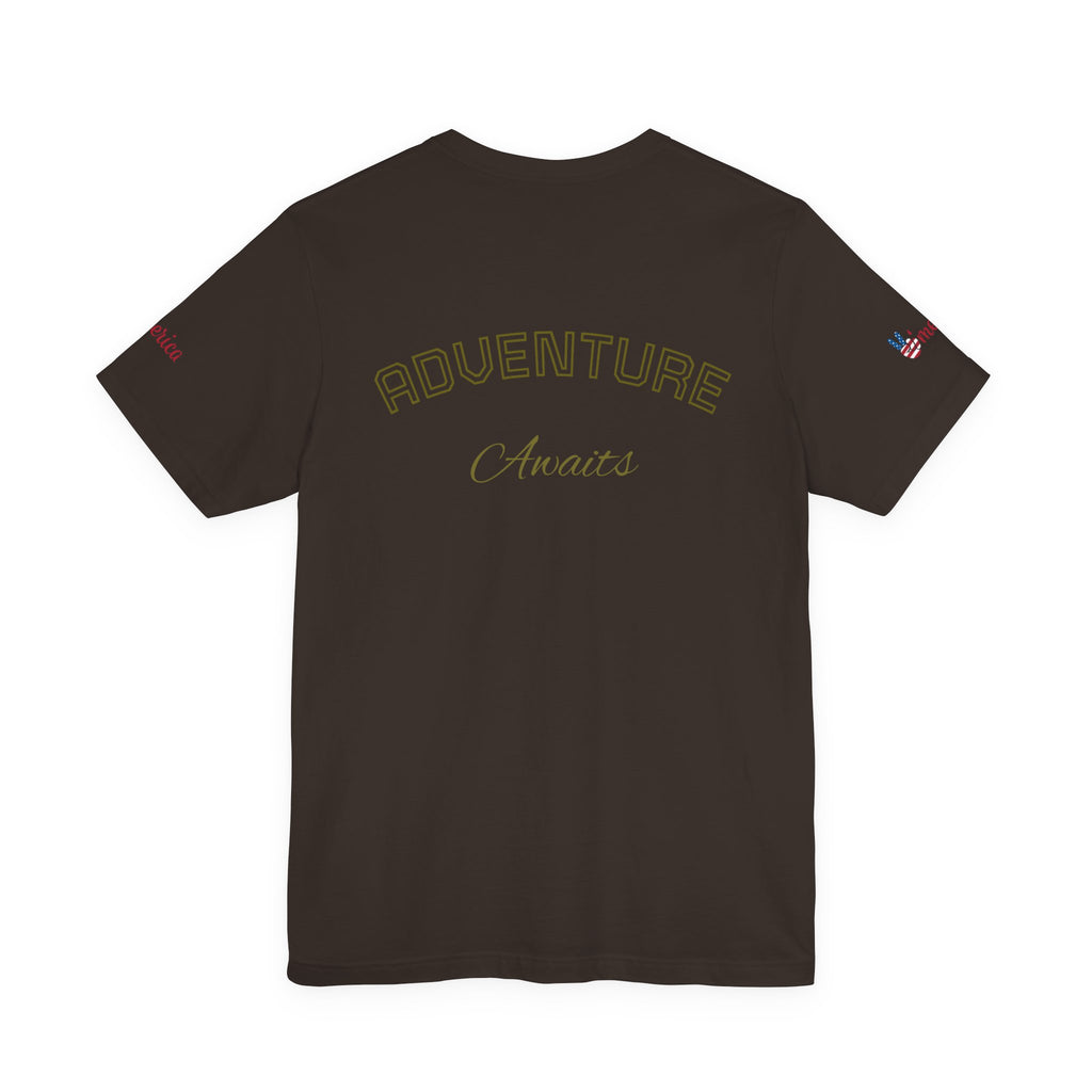 California Surf Palm Trees T-Shirt | Adventure Awaits Graphic Tee
