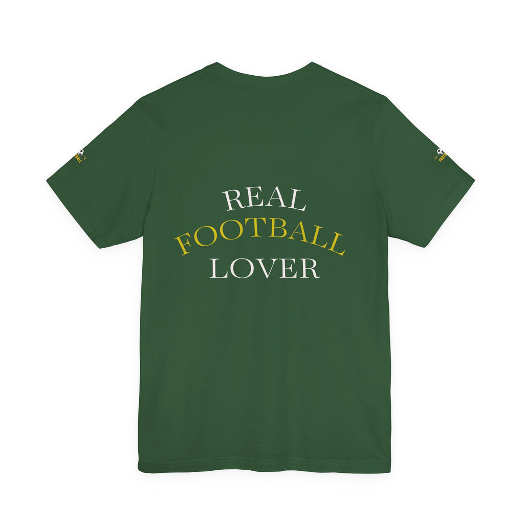 Football heartbeat soccer ball Tee | Real Football Lover back