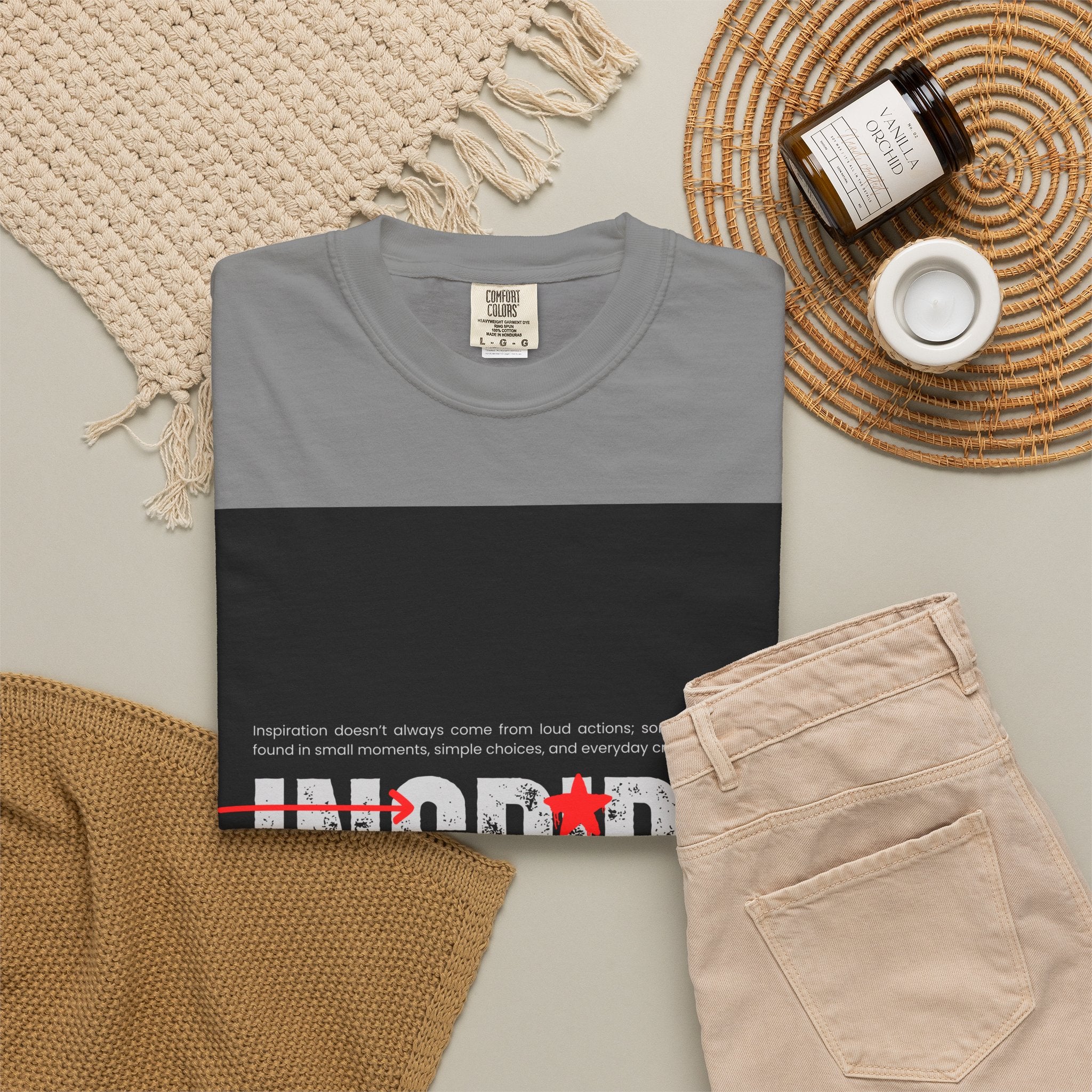 Inspire Creativity T-Shirt — "Inspire" Motivational Graphic Tee