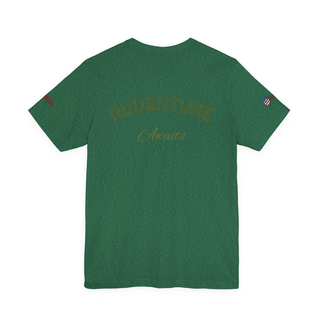 California Surf Palm Trees T-Shirt | Adventure Awaits Graphic Tee