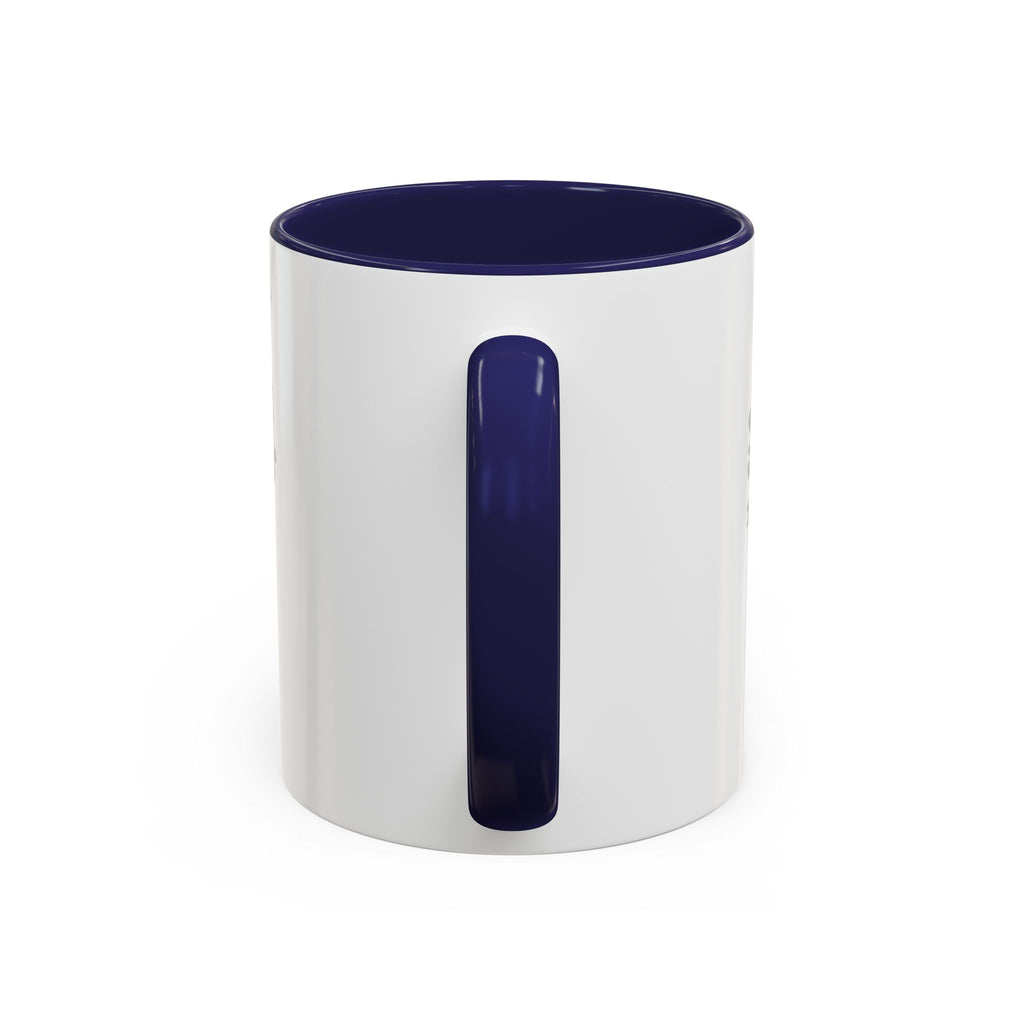 Accent Coffee Mug — “Red Wine & Blue” Patriotic Wine Lover 11/15oz Mug