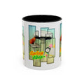 Spring Vibes Coffee Mug — Floral Retro Accent Mug (11/15oz)