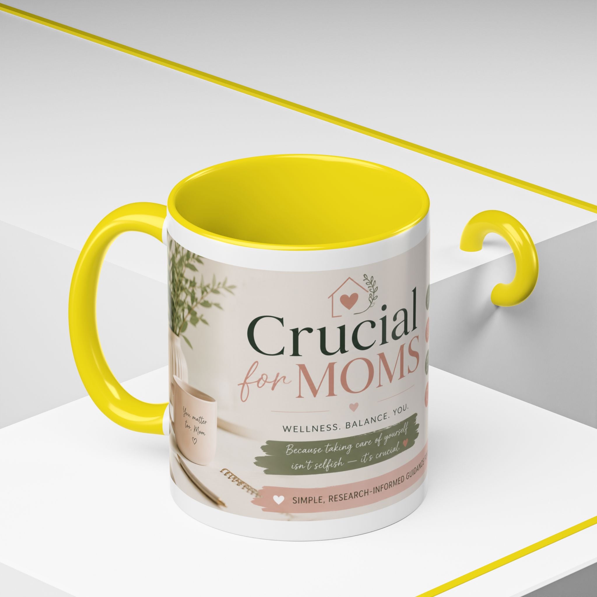 Coffee Mug — 'Crucial Moms' Inspirational Accent Mug (11/15oz)