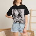 Violinist Graphic T-Shirt — “Where Words Fail, Music Speaks” Garment-Dyed Tee