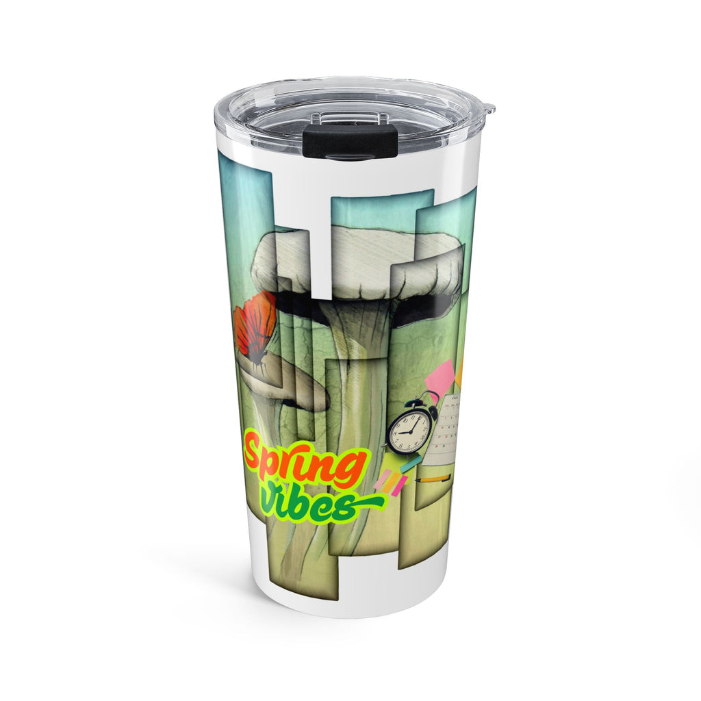 20oz Spring Vibes Tumbler - Floral Clock Travel Cup