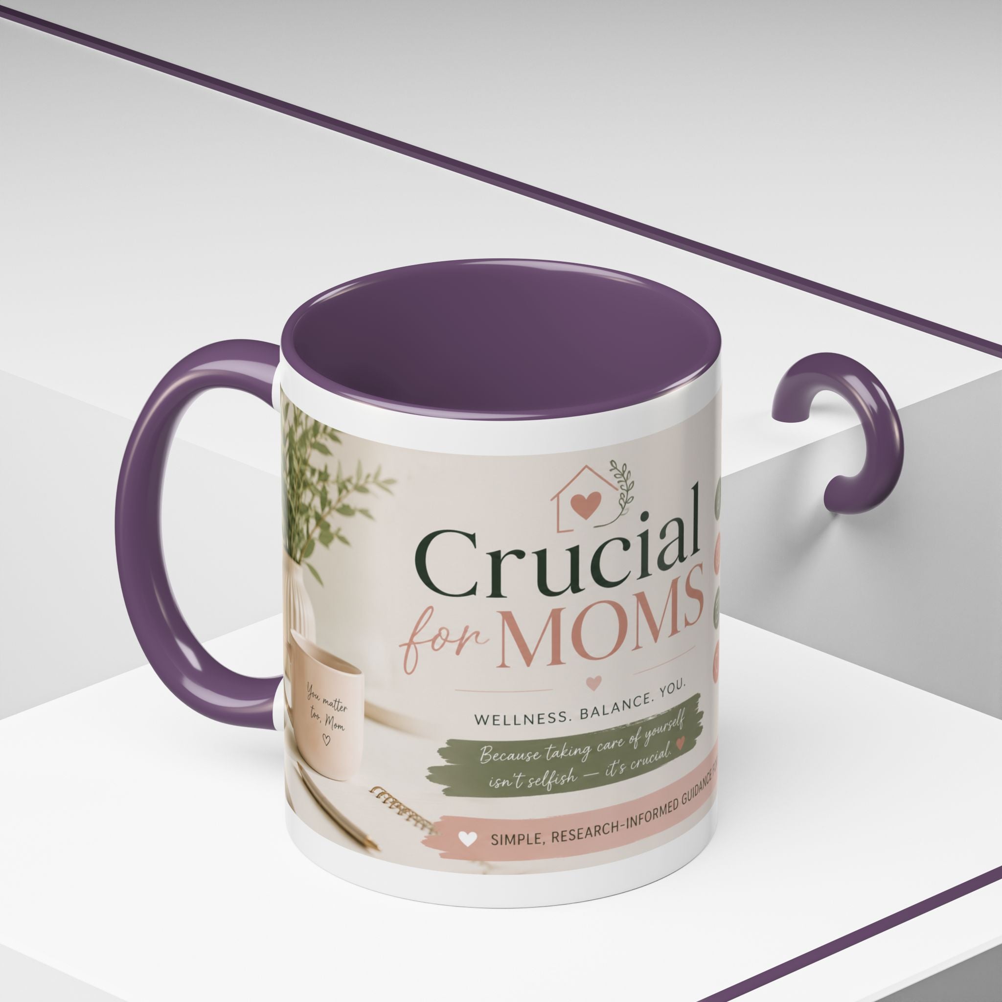 Coffee Mug — 'Crucial Moms' Inspirational Accent Mug (11/15oz)