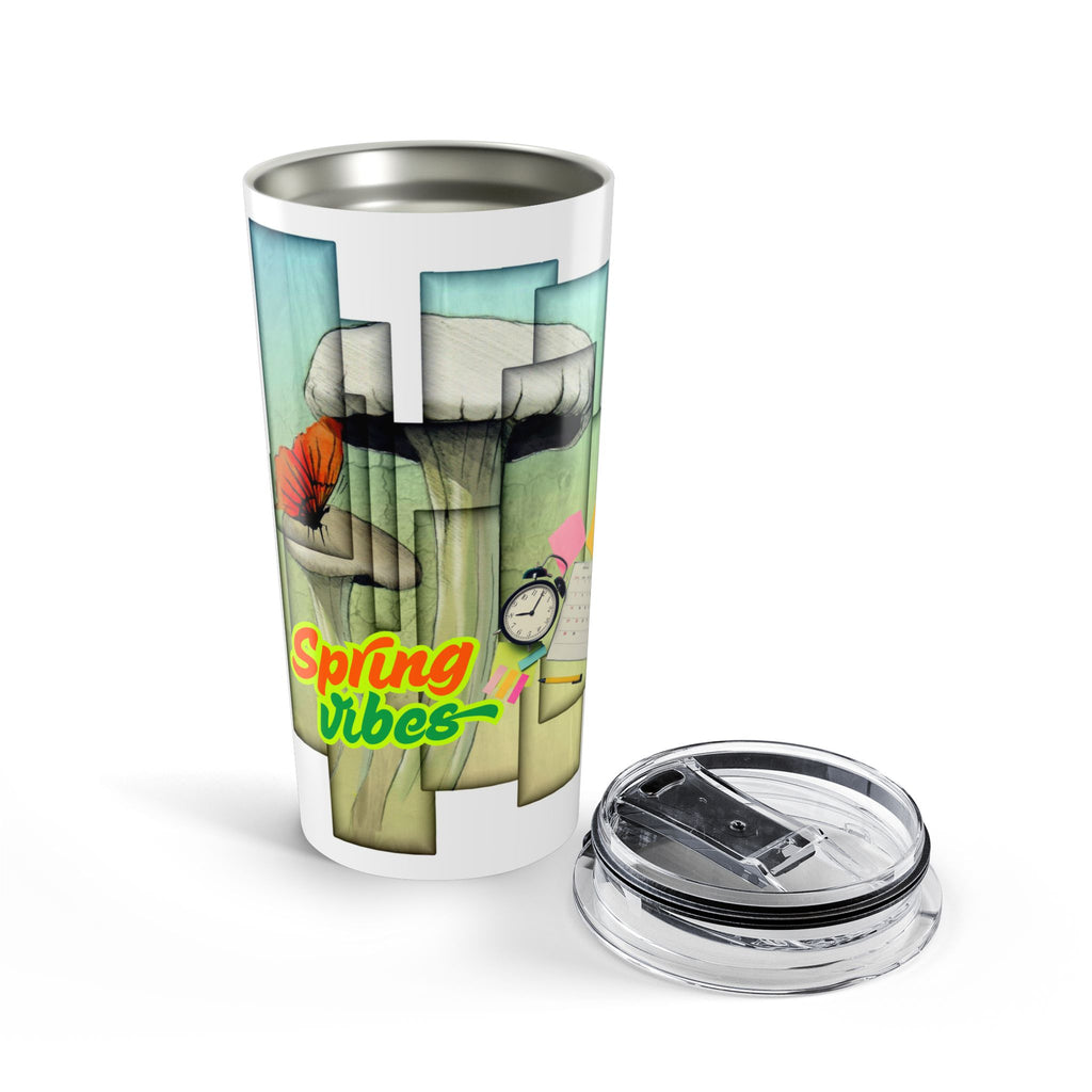 20oz Spring Vibes Tumbler - Floral Clock Travel Cup
