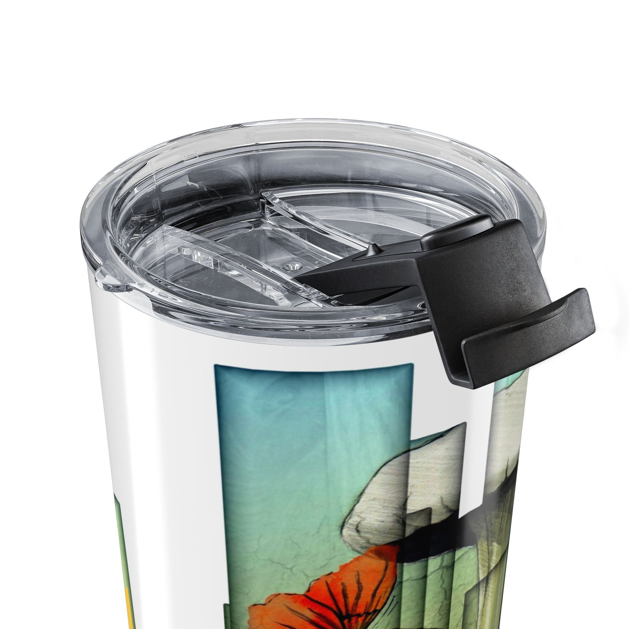20oz Spring Vibes Tumbler - Floral Clock Travel Cup
