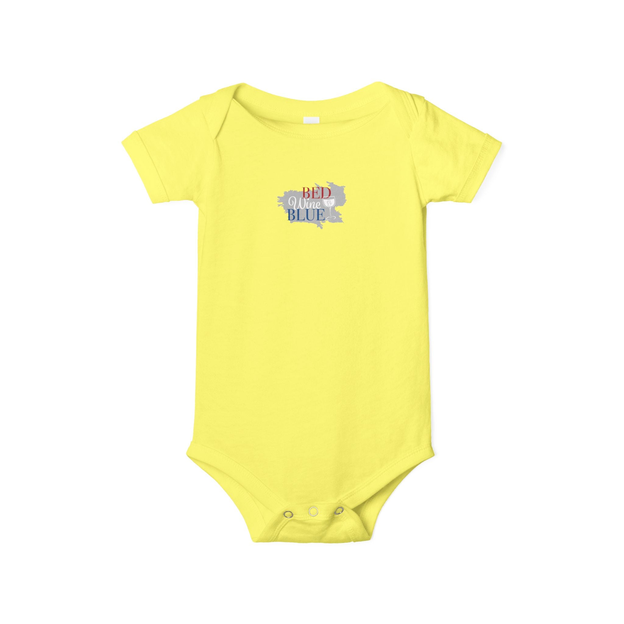 'Merica Baby Onesie – Patriotic Infant Jersey One-Piece with USA Flag Peace Hand Design