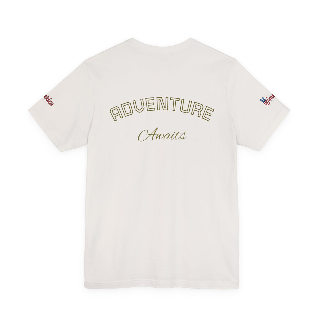 California Surf Palm Trees T-Shirt | Adventure Awaits Graphic Tee