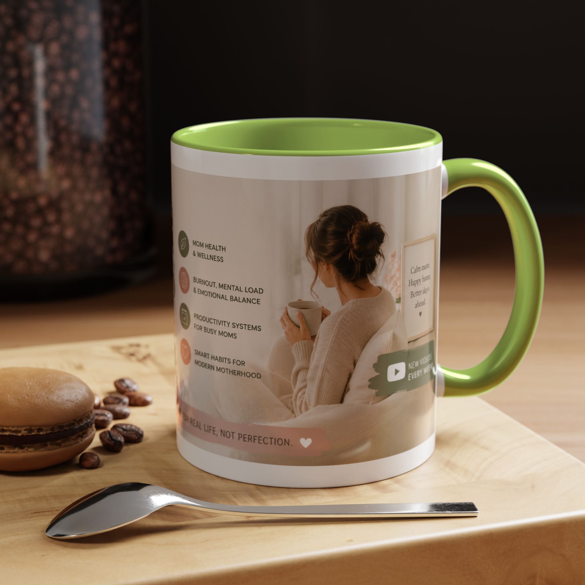 Coffee Mug — 'Crucial Moms' Inspirational Accent Mug (11/15oz)