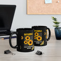 Spring Sunflowers Black Mug – “Stay Fresh Stay Bloom” 11oz/15oz