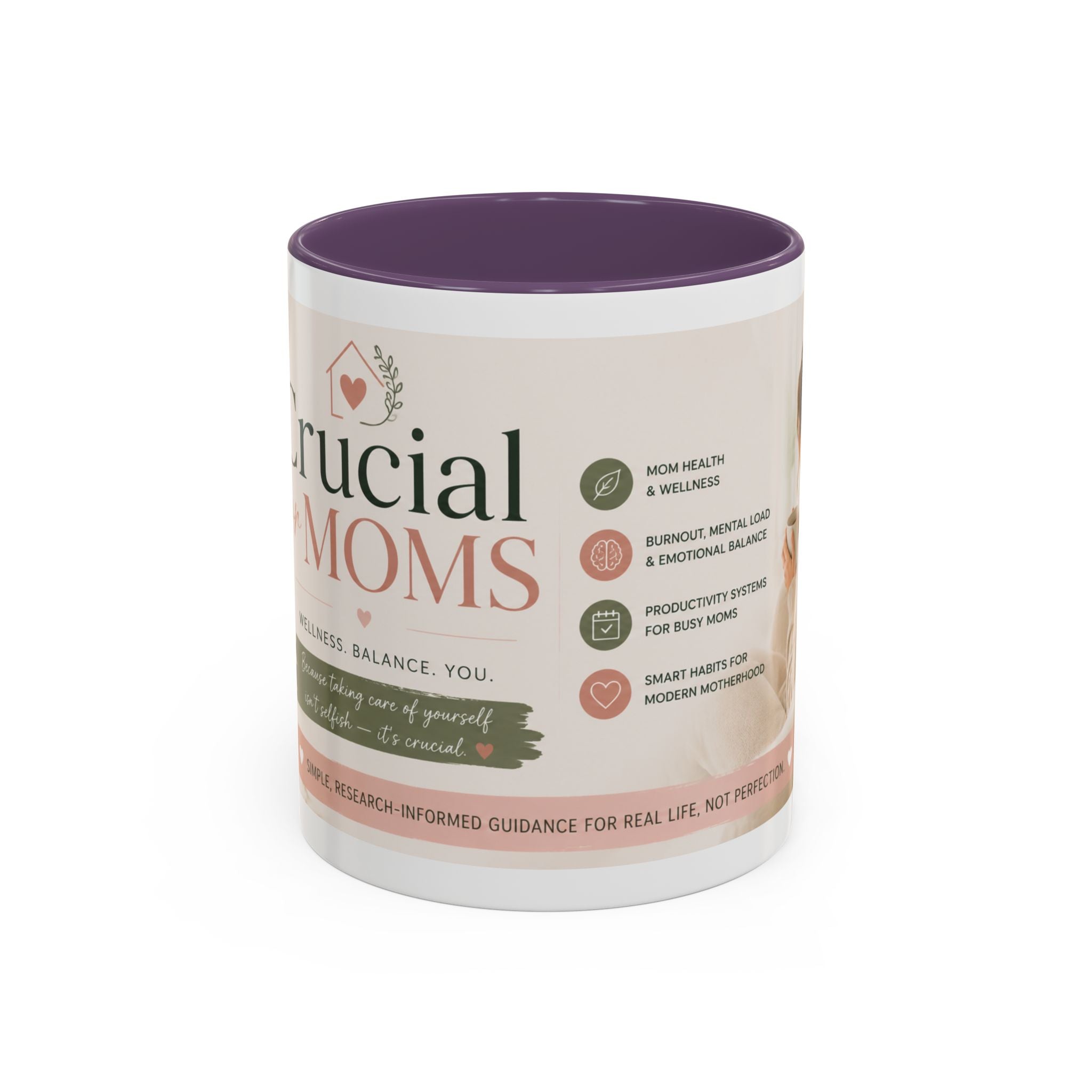 Coffee Mug — 'Crucial Moms' Inspirational Accent Mug (11/15oz)