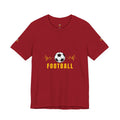 Football heartbeat soccer ball Tee | Real Football Lover back