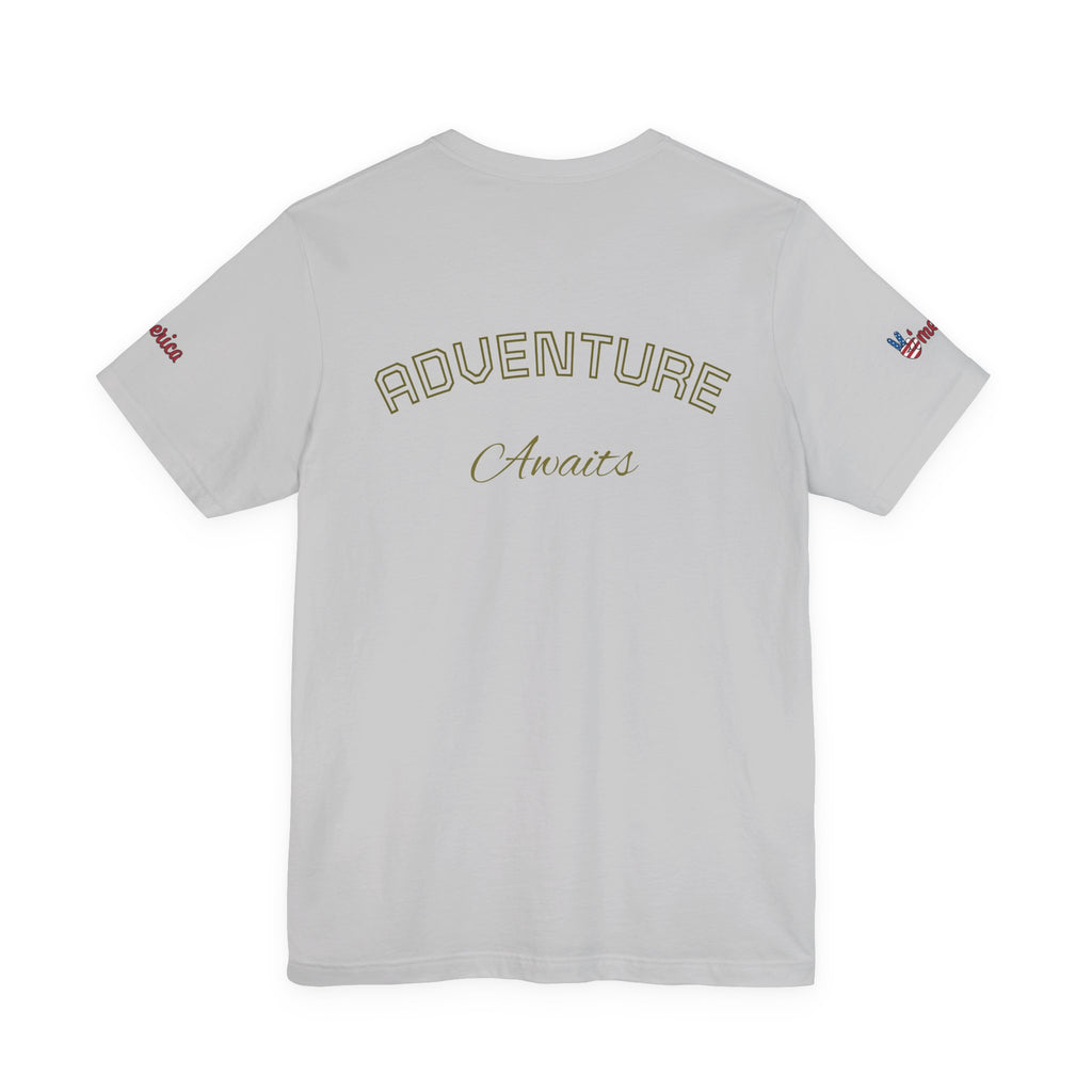 California Surf Palm Trees T-Shirt | Adventure Awaits Graphic Tee