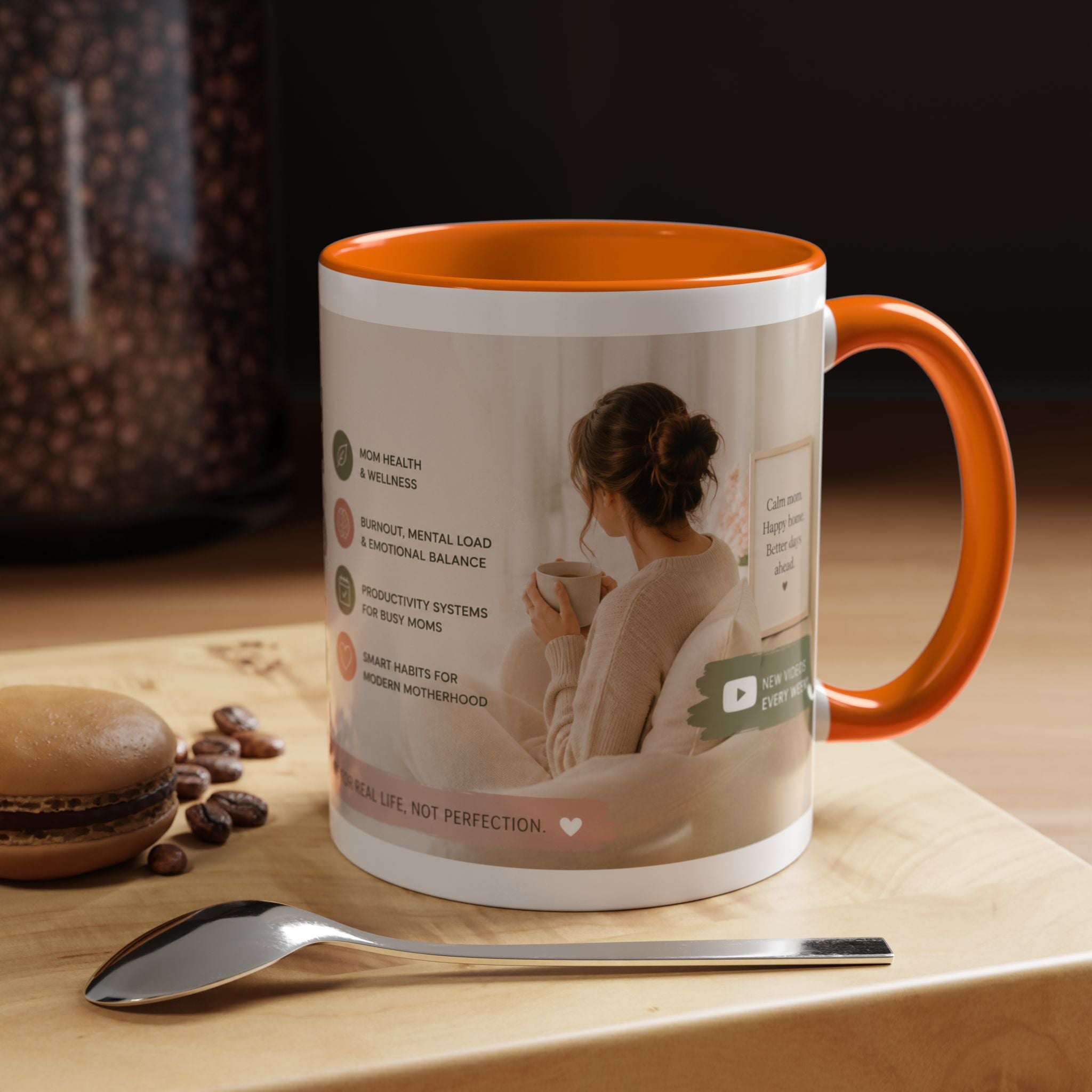 Coffee Mug — 'Crucial Moms' Inspirational Accent Mug (11/15oz)