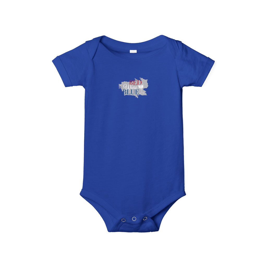 'Merica Baby Onesie – Patriotic Infant Jersey One-Piece with USA Flag Peace Hand Design