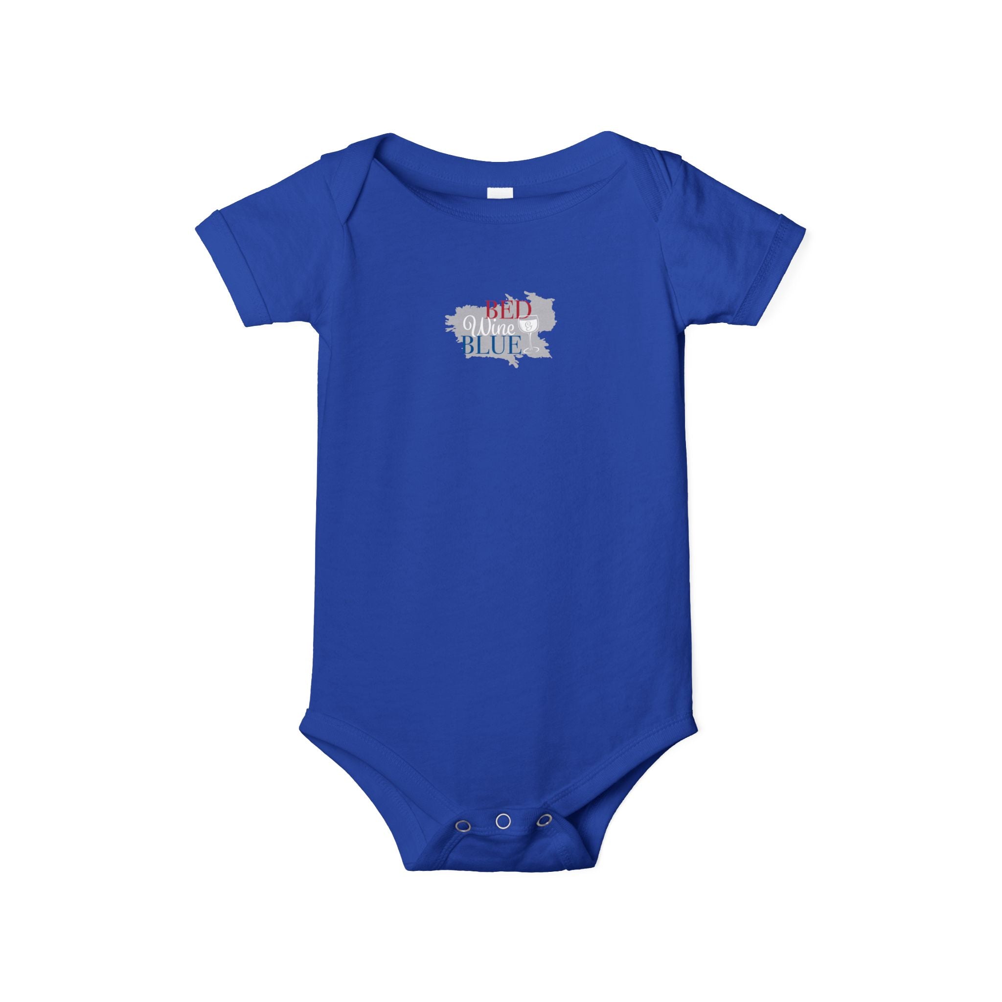 'Merica Baby Onesie – Patriotic Infant Jersey One-Piece with USA Flag Peace Hand Design