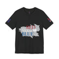 Patriotic 'Red Wine & Blue' Tee — LOVE American Flag Graphic T-Shirt
