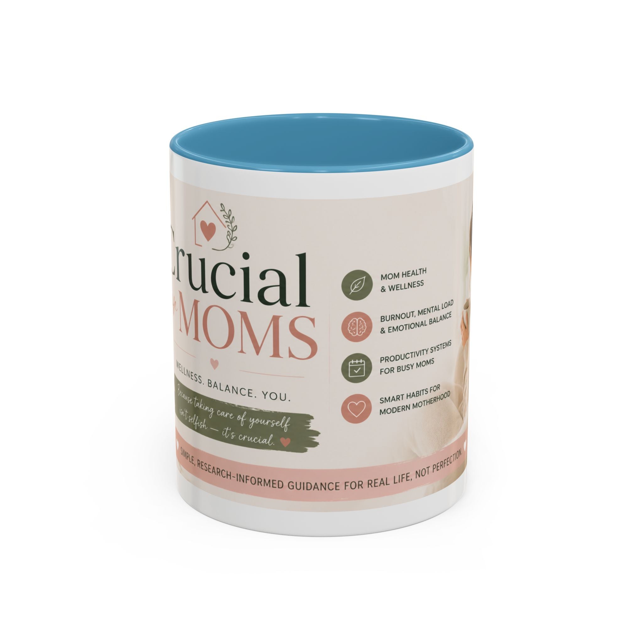 Coffee Mug — 'Crucial Moms' Inspirational Accent Mug (11/15oz)