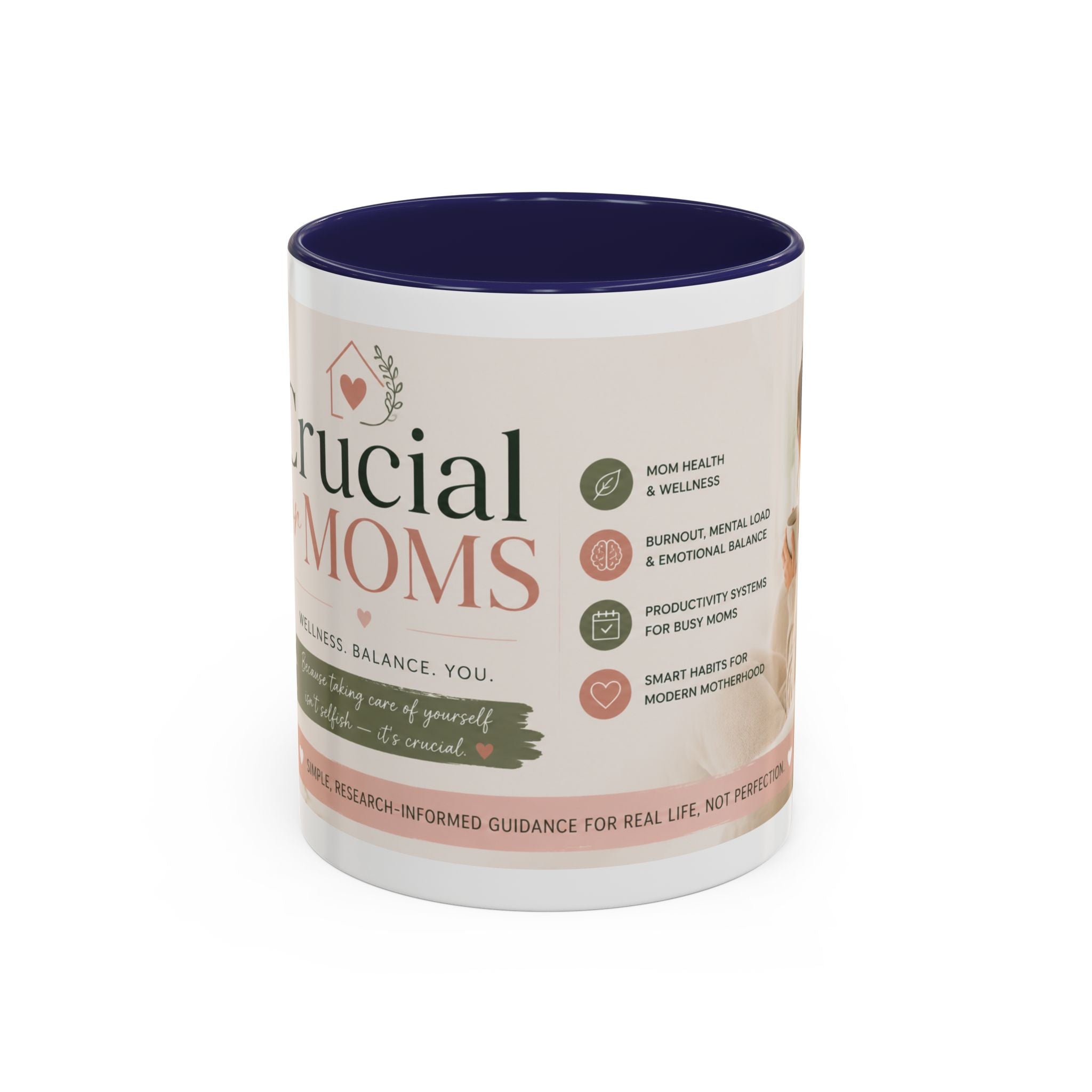 Coffee Mug — 'Crucial Moms' Inspirational Accent Mug (11/15oz)