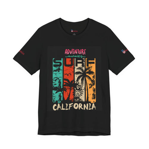 California Surf Palm Trees T-Shirt — Adventure Awaits