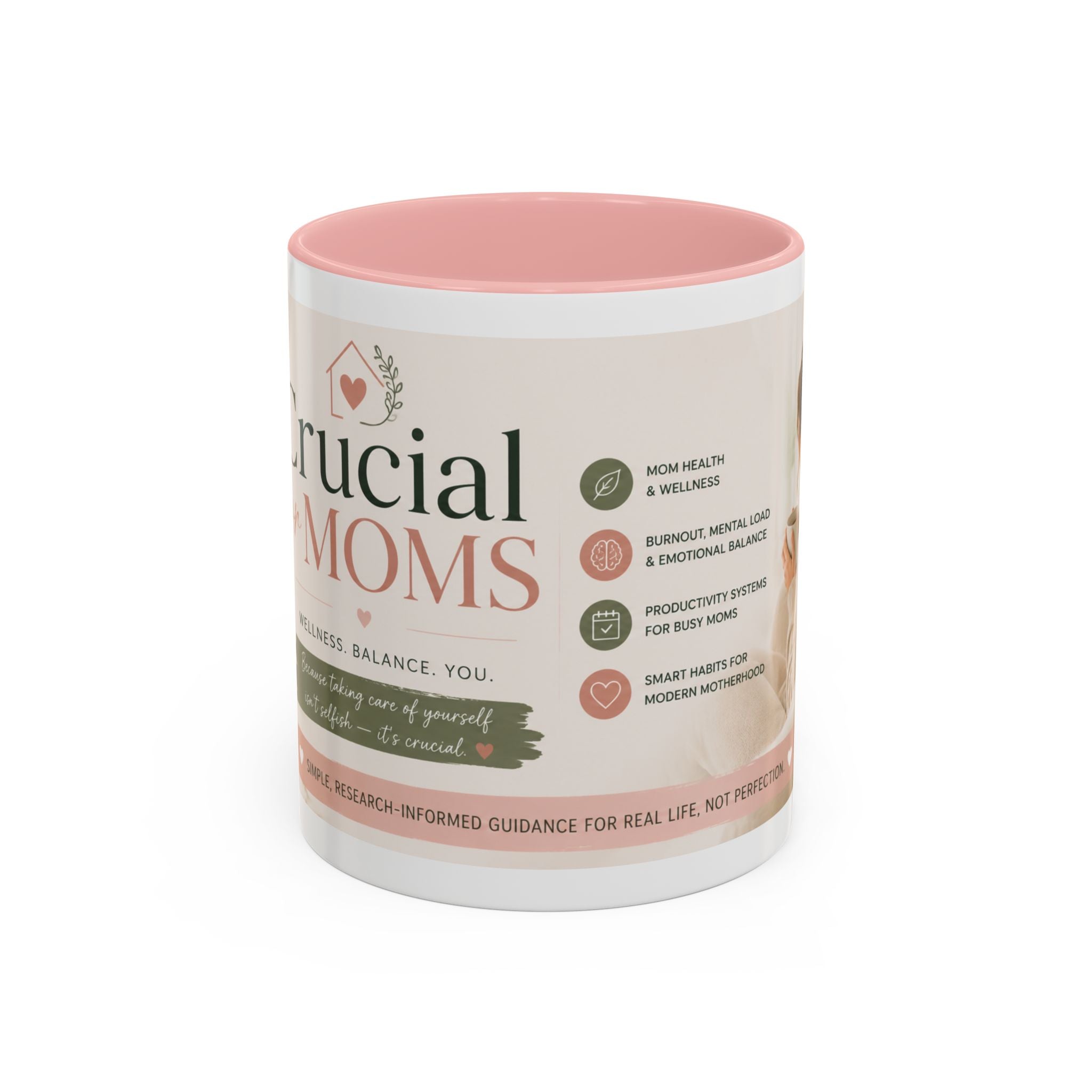 Coffee Mug — 'Crucial Moms' Inspirational Accent Mug (11/15oz)