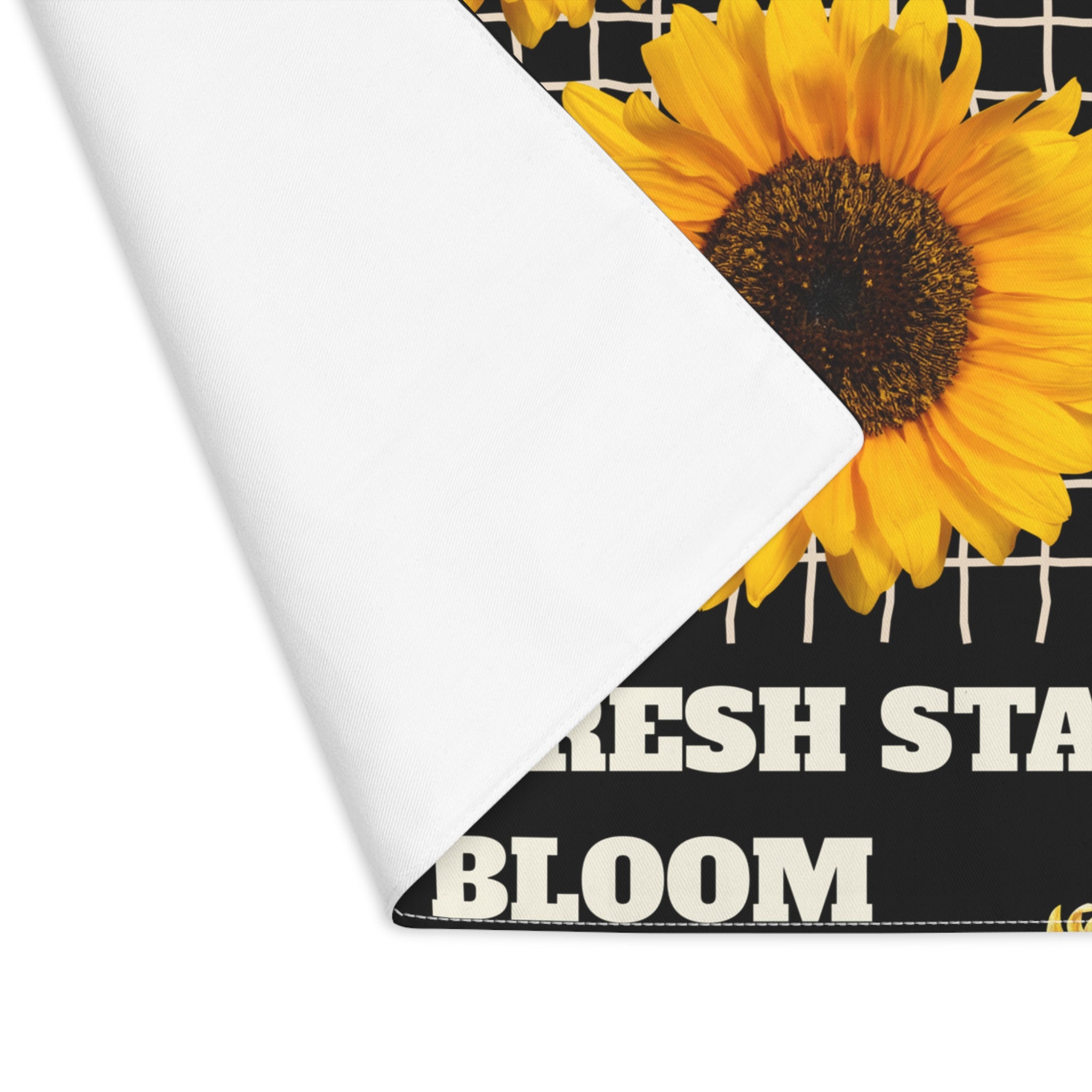 Sunflower Placemat – "Stay Fresh Stay Bloom" Decorative Table Mat