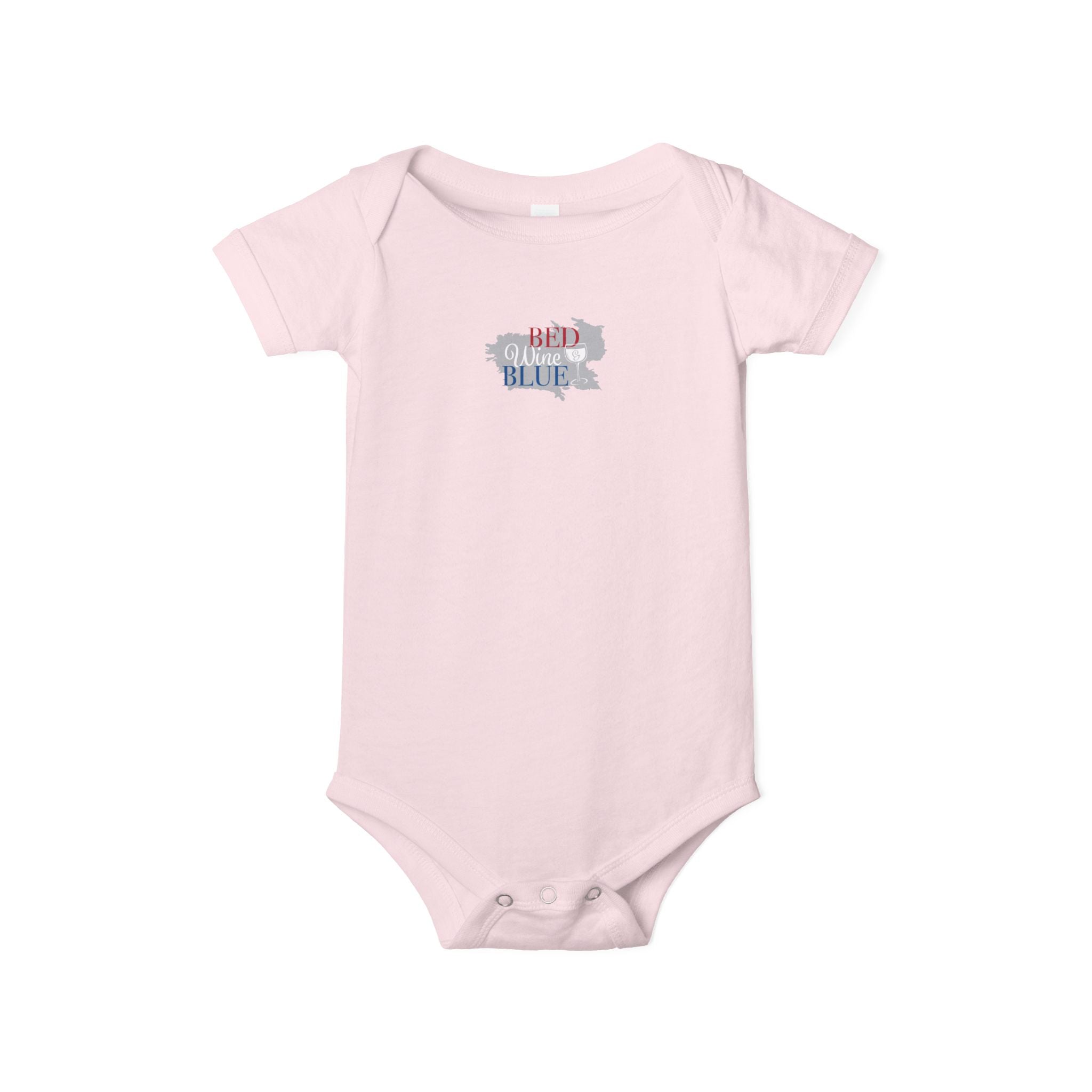 'Merica Baby Onesie – Patriotic Infant Jersey One-Piece with USA Flag Peace Hand Design