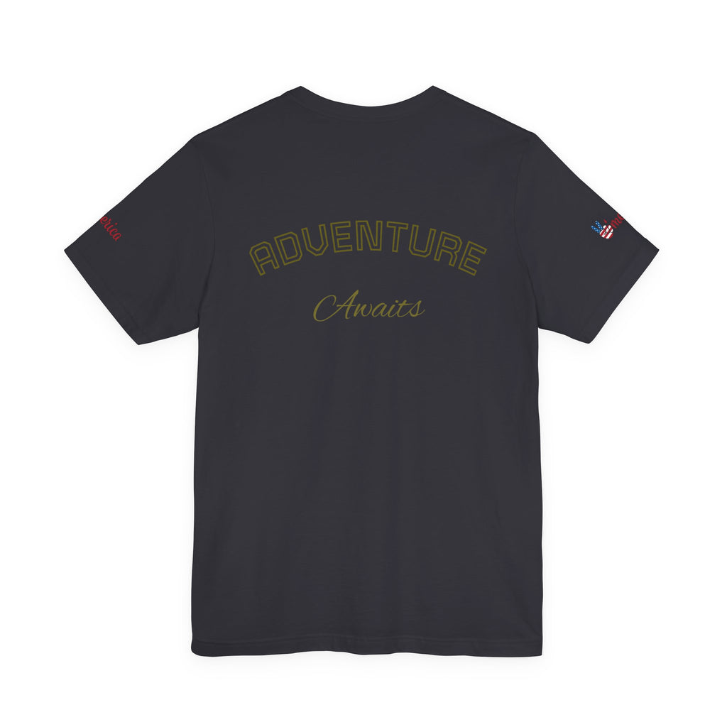 California Surf Palm Trees T-Shirt | Adventure Awaits Graphic Tee