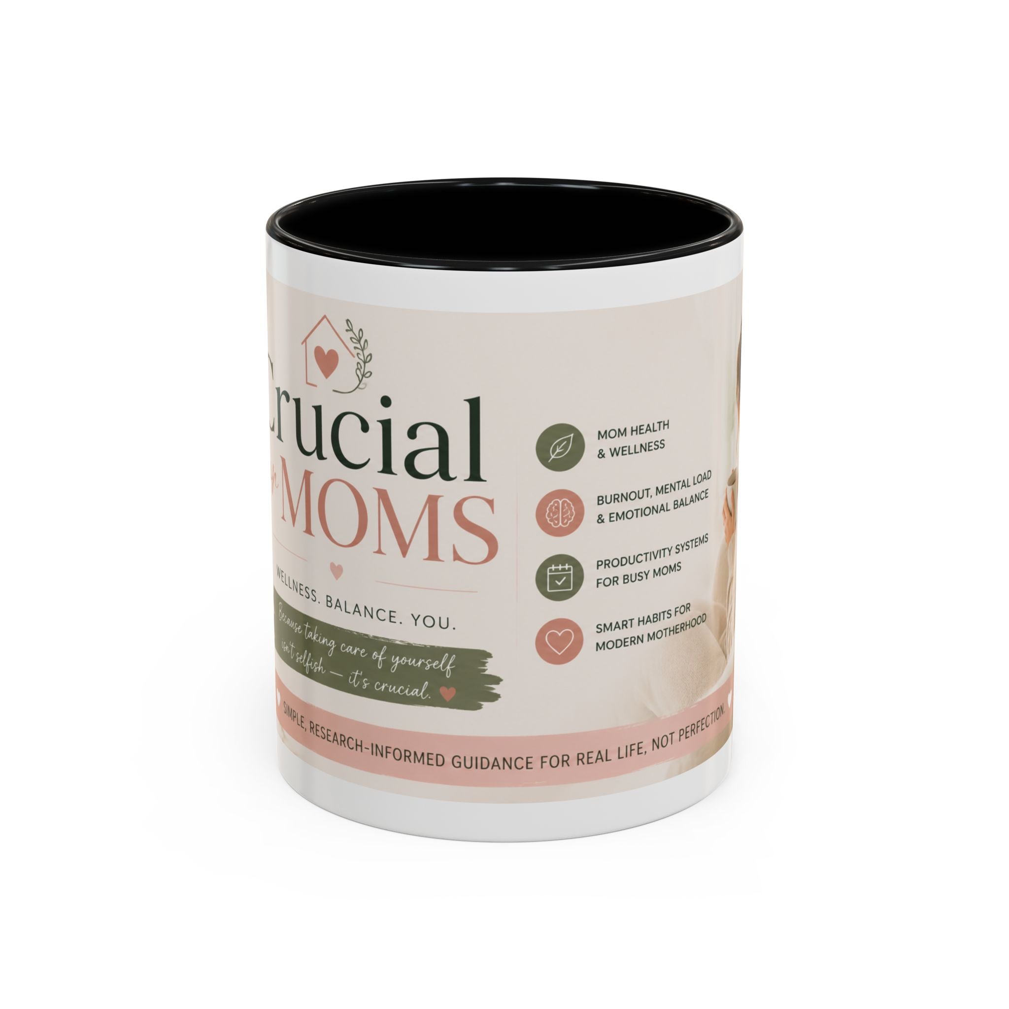 Coffee Mug — 'Crucial Moms' Inspirational Accent Mug (11/15oz)