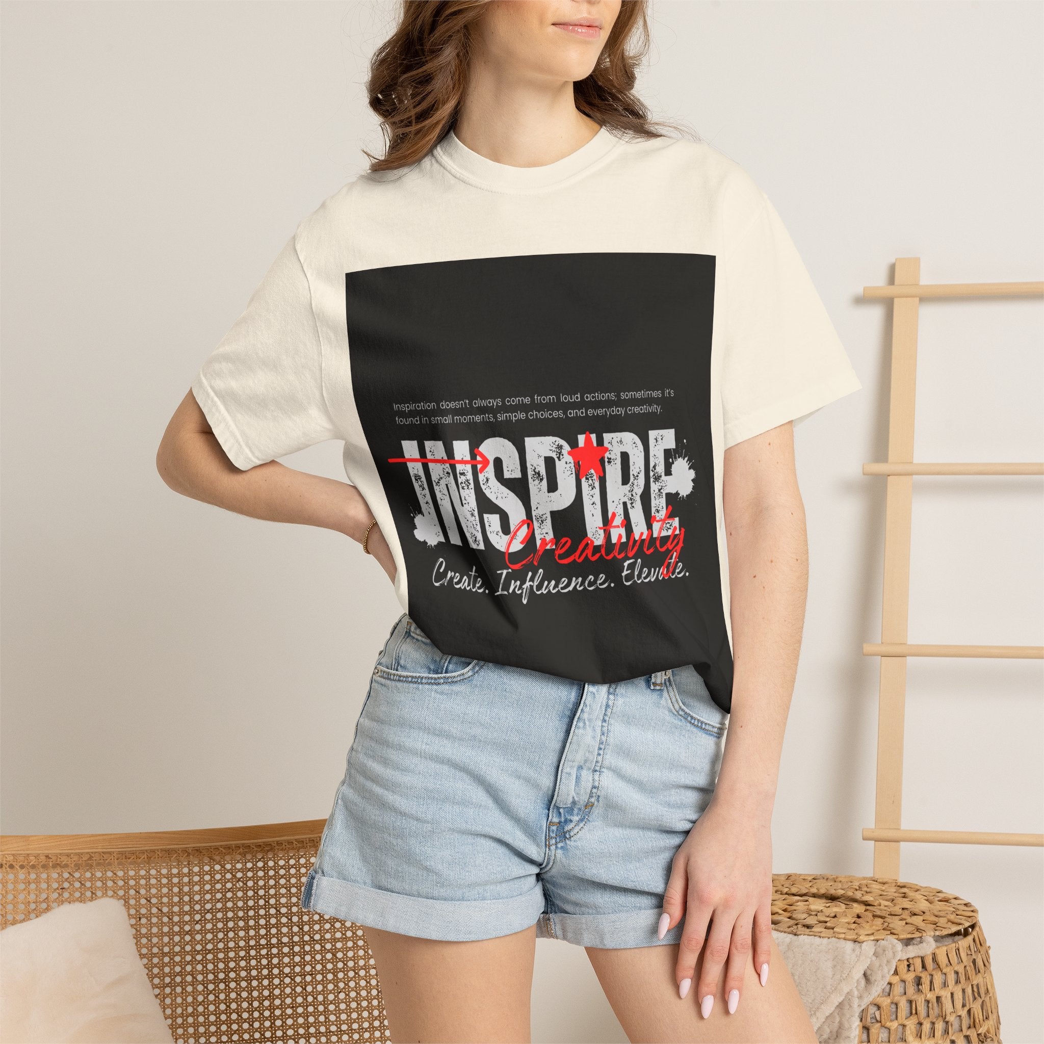 Inspire Creativity T-Shirt — "Inspire" Motivational Graphic Tee