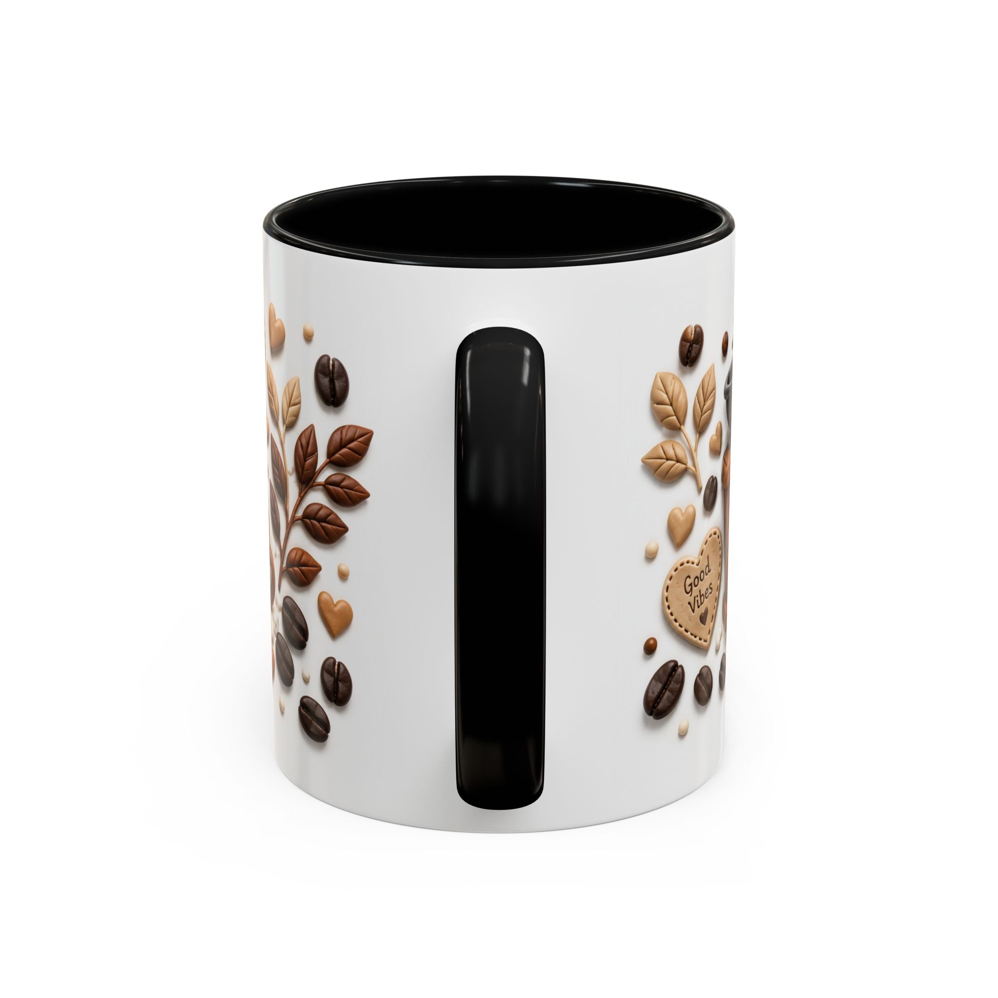 Coffee Mug - "Coffee Makes Everything Better" Accent Ceramic Mug (11/15oz)